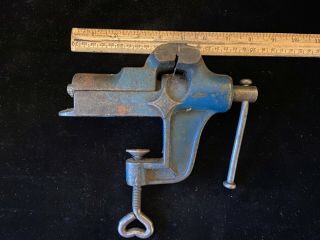 Antique Bench Vise - Woodworking Watchmakers Jewelers Machinists Gunsmith