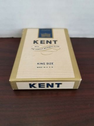 Kent Cigarettes Playing Cards US Playing Card Company Intact Stamp Seal 3