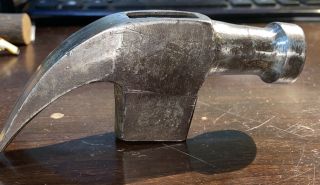 Vintage Shapleigh Hardware Co Diamind Edge Claw Hammer Head 2