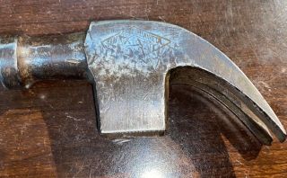 Vintage Shapleigh Hardware Co Diamind Edge Claw Hammer Head 3