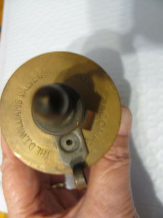 The D.  T.  Williams Valve Co.  Tacoma No.  2 Brass Oiler Hit Miss Engine Antique 2