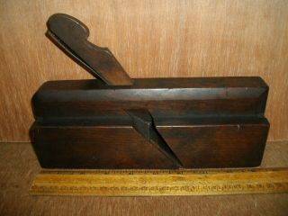 T598 Antique Wood Molding Plane Marked Pittsfield 1 3/4 " Round