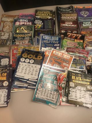 $1,  000,  Michigan Losing Lottery Scratch Off Tickets.  Variety Of Games & Denomina