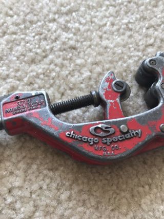 Chicago Specialty MFG Pipe/Tube Cutter No.  3719 2