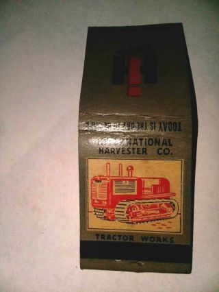 Vintage International Harvester Co.  Full Book Of Matches (rare)