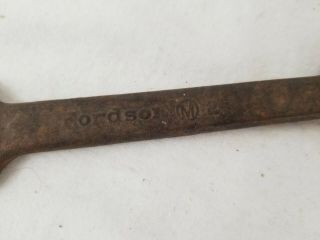 Vintage Antique Fordson Tractor Tool Open End Wrench M2 USA Plow Heavy Machinery 2