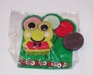 Vintage 1988,  91 Sanrio Kero Keroppi Frog Eraser New/sealed