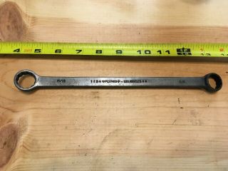 Vintage Plomb Los Angeles 1134 11/16 X 5/8 Dbl Box End Wrench - Made In Usa