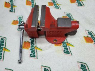 Sears No.  5175 Bench Vise 3 1/2 In.  Jaws - No Swivel Plate