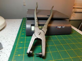 Vintage Defiance Button & Machine Co.  York Ny.  155 Eyelet 10 " Punch Pliers