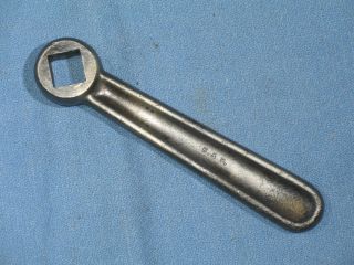 Vintage H.  & P.  7/16 " Square Box End Lathe Tool Post Wrench Made In Usa