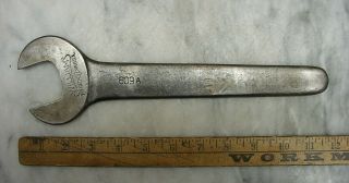 Vintage Williams 609a,  1 - 1/2 " X 11 - 5/8 " Single Open End Machinist Wrench,  Xlint