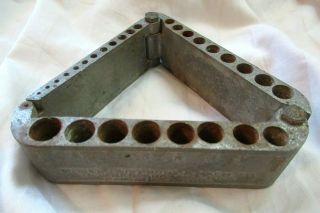 Vintage Morse Twist Drill & Mach Co.  Drill Bit Holder - Made In The U.  S.  A.
