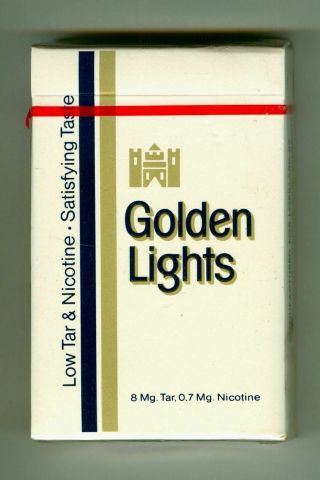Vintage 1960s Golden Lights Lorillard (kent) Cigarettes Deck Of Playing Cards