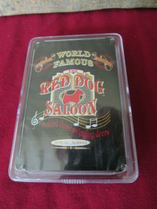 Red Dog Saloon Playing Cards