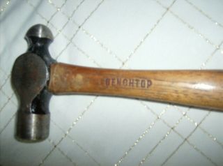 Wow Vintage Benchtop Ball Peen Hammer Usa 22 Oz Overall Weight All