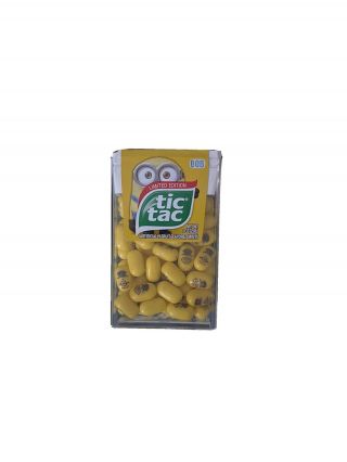 One Complete Set Of 8 Despicable Me 3 Minions Limited Edition Tic Tacs With Case