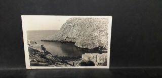 Malta Gozo - 1935 - Photo Postcard - View Of Xlendi Bay - Gozo