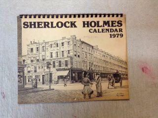 Sherlock Holmes 1979 Calendar Doubleday Phillip C Thompson Watson 221b Baker Bnt