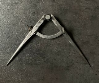 Vintage Tool No.  5 P.  Lowentraut M.  F.  G.  Co.  Caliper Compass Wing Divider USA 3