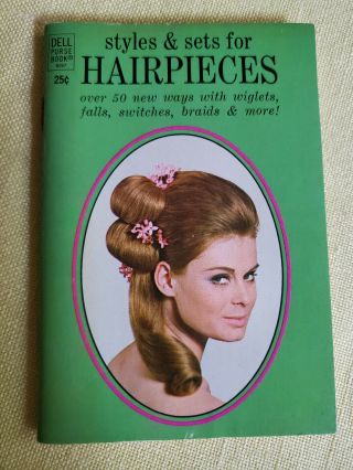 Vintage Dell Purse Book 1968 Hair Styles And Set For Hairpieces,  Falls,  Wiglets