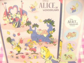 Disney Alice in Wonderland Letter Set / Made in Japan Sun - Star Stationery 2