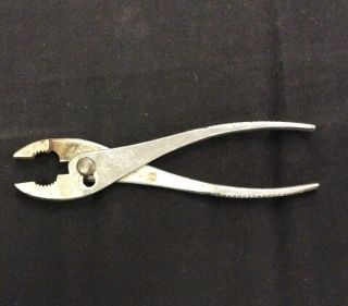 Vintage Crescent Brand G - 210 Slip Joint Pliers 10 " Long - Made In The Usa.