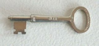 Vtg Yale & Towne Mfg.  Co.  Skeleton Key 62 Solid Steel Made In Usa 2.  5 " Long