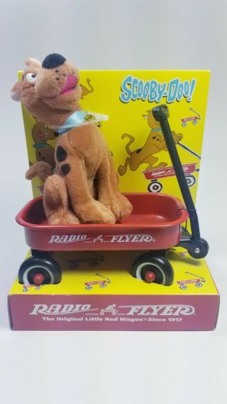 Scooby Doo Radio Flyer Wagon Plush Doll 1999 Red Wagon Wb Warner Bros