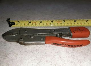 Leverage Tools 6 Lever Wrench Quick Release Locking Pliers W/Grips 2