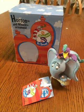 Dr.  Suess " Horton And Whozit Ornament "