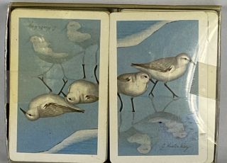 Cape Shore Line Playing Cards Sand Piper Birds 2 Deck Set