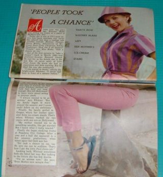 1958 Tv Guide Article Whitney Blake Dorothy Baxter On Hazel 1960 
