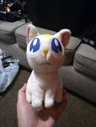 Sailor Moon Artemis Stuffed Toy Plush Doll White Cat 2000 Guardian Cat Plush Cat