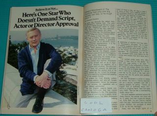 1987 Tv Guide Article Edward Woodward Actor The Equalizer Television Series