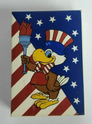 " Sam The Olympic Eagle " Miniature Playing Cards Deck,  1984 La Olympic Games