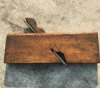 Vintage Wooden Skew Angle Rabbet Plane 9 1/4 