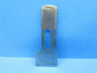 Parts - Iron Blade Cutter For Stanley 78 Wood Rabbet Plane W/ Notches & Cleaned