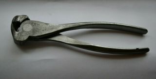 Vintage Diamalloy G57 End Cutting Nippers Pliers Tool,  7 - 1/4 ",  1 - 1/2 "