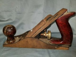 Vintage Dunlap 9 - 3/4 Inch Woodworking Plane Marked Made In Usa