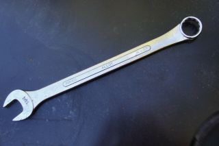 Vintage S - K Sk 1 1/4 " C - 40 Combination Wrench 17 1/2 " Forged Alloy Usa Bf