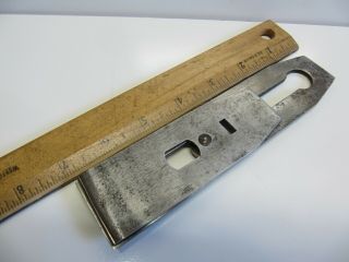 One Union Mfg.  Co.  No.  2 Bench Plane Iron With Chipper - 6 - 7/8 " Long -