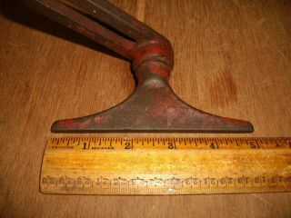 V227 Vintage Cast Iron Wood Lathe Rest Part 2
