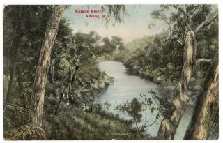 Western Australia: Kalgan River Albany Old Postcard 1900 