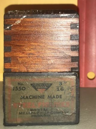 Vintage Millers Falls 3/16 " Number Digit Punches Punch Set Machinist 1550 Box