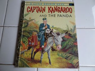 Captain Kangaroo And The Panda,  A Little Golden Book,  1957 (a Ed;vintage Cbs)