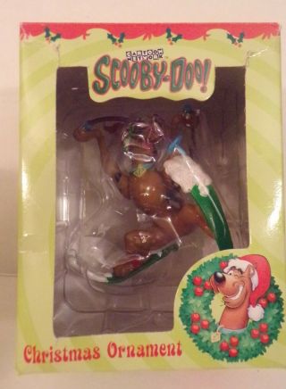 Cartoon Network Hanna - Barbera Scooby - Doo Dog Skiing Christmas Tree Ornament