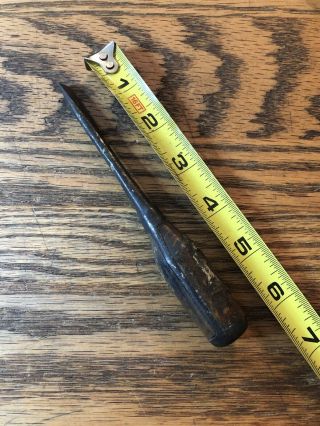 Antique Small 6” Round Wood Handle Screwdriver Made In Germany