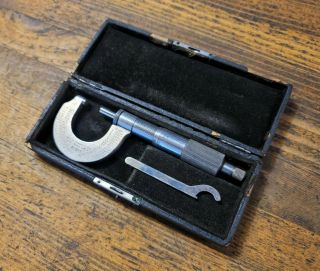 Vintage Starrett Micrometer 231 Machinist Tools Precision Gauges Calipers ☆usa