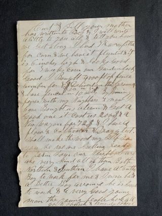 1800s Pa Letters William Guild Drury 